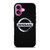 NISSAN CARBON FIBER iPhone 16 Plus Case Cover