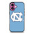 NORTH CAROLINA TAR HEELS FOOTBALL iPhone 16 Plus Case Cover