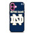 NOTRE DAME FIGHTING UNDER ARMOUR iPhone 16 Plus Case Cover