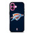 OKLAHOMA CITY THUNDER BASKETBALL NBA iPhone 16 Plus Case Cover