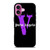 PALM ANGELS VLONE PURPLE iPhone 16 Plus Case Cover PALM ANGELS VLONE PURPLE iPhone 16 Plus Case Cover