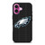 PHILADELPHIA EAGLES FOOTBALL TEXT iPhone 16 Plus Case Cover