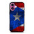 PUERTO RICO RUSTY FLAG iPhone 16 Plus Case Cover