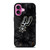 SAN ANTONIO SPURS BASKETBALL NBA FIRE iPhone 16 Plus Case Cover