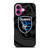 SAN JOSE EARTHQUAKES MLS BLACK iPhone 16 Plus Case Cover