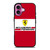 SCUDERIA FERRARI FORMULA ONE F1 RACING iPhone 16 Plus Case Cover