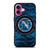 SSC NAPOLI TEXTURED LOGO iPhone 16 Plus Case Cover