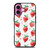 STRAWBERRY BRUSHED PATTERN iPhone 16 Plus Case Cover