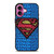 SUPERMAN TYPOGRAPHY LOGO iPhone 16 Plus Case Cover