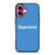 SUPREME BLUE iPhone 16 Plus Case Cover