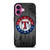TEXAS RANGERS BASEBALL MLB WOOD LOGO iPhone 16 Plus Case Cover