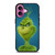 THE GRINCH DR SEUSS EVIL SMILING iPhone 16 Plus Case Cover