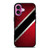 TRINIDAD AND TOBAGO TEXTURED FLAG iPhone 16 Plus Case Cover