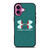 UNDER ARMOUR LOGO WHITE RED iPhone 16 Plus Case Cover