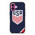 UNITED STATES SOCCER USMNT NAVY iPhone 16 Plus Case Cover