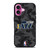 UTAH JAZZ BLACK CAMO iPhone 16 Plus Case Cover