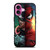 VENOM V SPIDERMAN FACE SUPERHERO MARVEL COMICS iPhone 16 Plus Case Cover