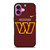 WASHINGTON COMMANDERS NFL FOOTBALL NIKE iPhone 16 Plus Case Cover