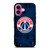 WASHINGTON WIZARDS BASKETBALL NBA FIRE iPhone 16 Plus Case Cover