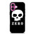 ZERO SKATEBOARDS LOGO iPhone 16 Plus Case Cover