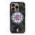 LOS ANGELES CLIPPERS BLACK CAMO iPhone 16 Pro Case Cover