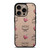 MCM LOVE CHERRIES BROWN LEATHER iPhone 16 Pro Case Cover