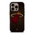 MIAMI HEAT BASKETBALL COURT NBA iPhone 16 Pro Case Cover