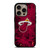 MIAMI HEAT BASKETBALL NBA FIRES iPhone 16 Pro Case Cover