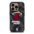 MIAMI HEAT BLACK CAMO iPhone 16 Pro Case Cover