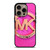 MICHAEL KORS MK LOGO PINK GOLD EMBLEM iPhone 16 Pro Case Cover