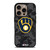 MILWAUKEE BREWERS BASEBALL BLACK CAMO iPhone 16 Pro Case Cover