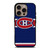 MONTREAL CANADIENS LOGO HOCKEY TEAM EMBORDERY iPhone 16 Pro Case Cover MONTREAL CANADIENS LOGO HOCKEY TEAM EMBORDERY iPhone 16 Pro Case Cover