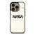 NASA LOGO WHITEI CON iPhone 16 Pro Case Cover