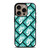 NIKE SB SKATEBOARD BOX PATTERN TURQUOISE iPhone 16 Pro Case Cover