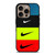 NIKE SWOOSH STRIPE COLORS iPhone 16 Pro Case Cover