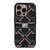 OFF WHITE LOGO BLACK PINK iPhone 16 Pro Case Cover