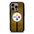 PITTSBURGH STEELERS NFL METAL STRIPE iPhone 16 Pro Case Cover