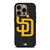 SAN DIEGO BROWN BASEBALL BLACK iPhone 16 Pro Case Cover