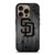 SAN DIEGO PADRES BASEBALL MLB WOOD LOGO iPhone 16 Pro Case Cover