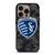 SPORTING KANSAS CITY MLS BLACK CAMO iPhone 16 Pro Case Cover