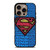 SUPERMAN TYPOGRAPHY LOGO iPhone 16 Pro Case Cover