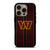 WASHINGTON COMMANDERS NFL METAL STRIPE iPhone 16 Pro Case Cover