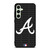 ATLANTA BRAVES BASEBALL BLACK Samsung Galaxy S24 FE Case Cover