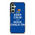 KEEP CALM AND ROCK CHALK KANSAS JAYHAWKS Samsung Galaxy S24 FE Case Cover