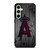 LOS ANGELES ANGELS BASEBALL MLB WOOD LOGO Samsung Galaxy S24 FE Case Cover