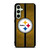 PITTSBURGH STEELERS NFL METAL STRIPE Samsung Galaxy S24 FE Case Cover