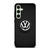 VOLKSWAGEN VW BLACK LOGO ICON Samsung Galaxy S24 FE Case Cover