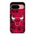 CHICAGO BULLS BASKETBALL NBA FIRE Google Pixel 9 Case Cover