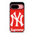 NEW YORK YANKEES X SUPREME RED Google Pixel 9 Case Cover
