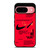 NIKE AIR OFF WHITE RED Google Pixel 9 Case Cover